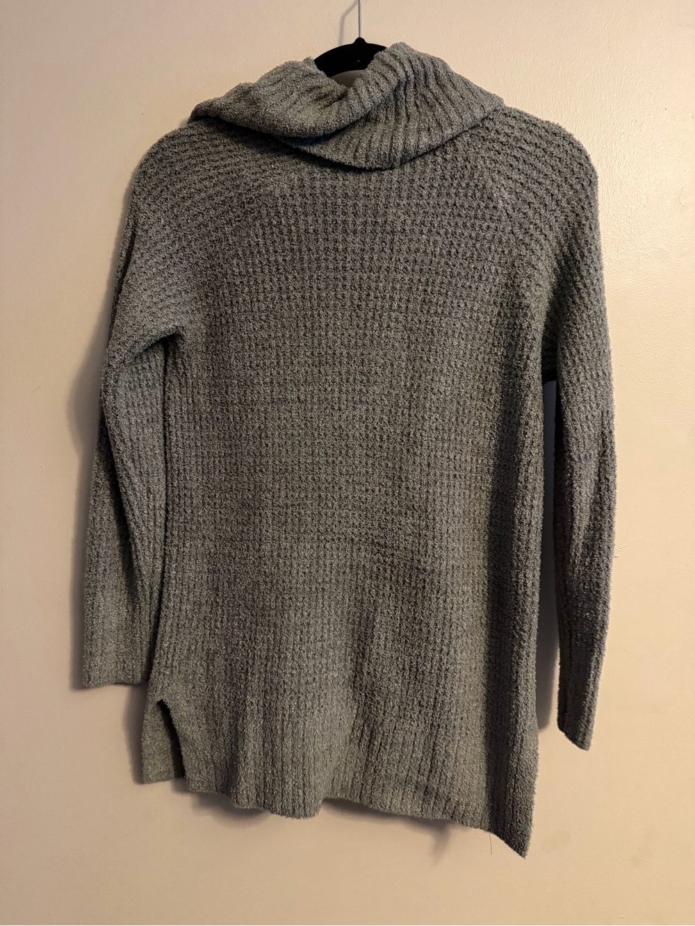 Barefoot Dreams Heather Gray Cowl Neck Sweater Tunic